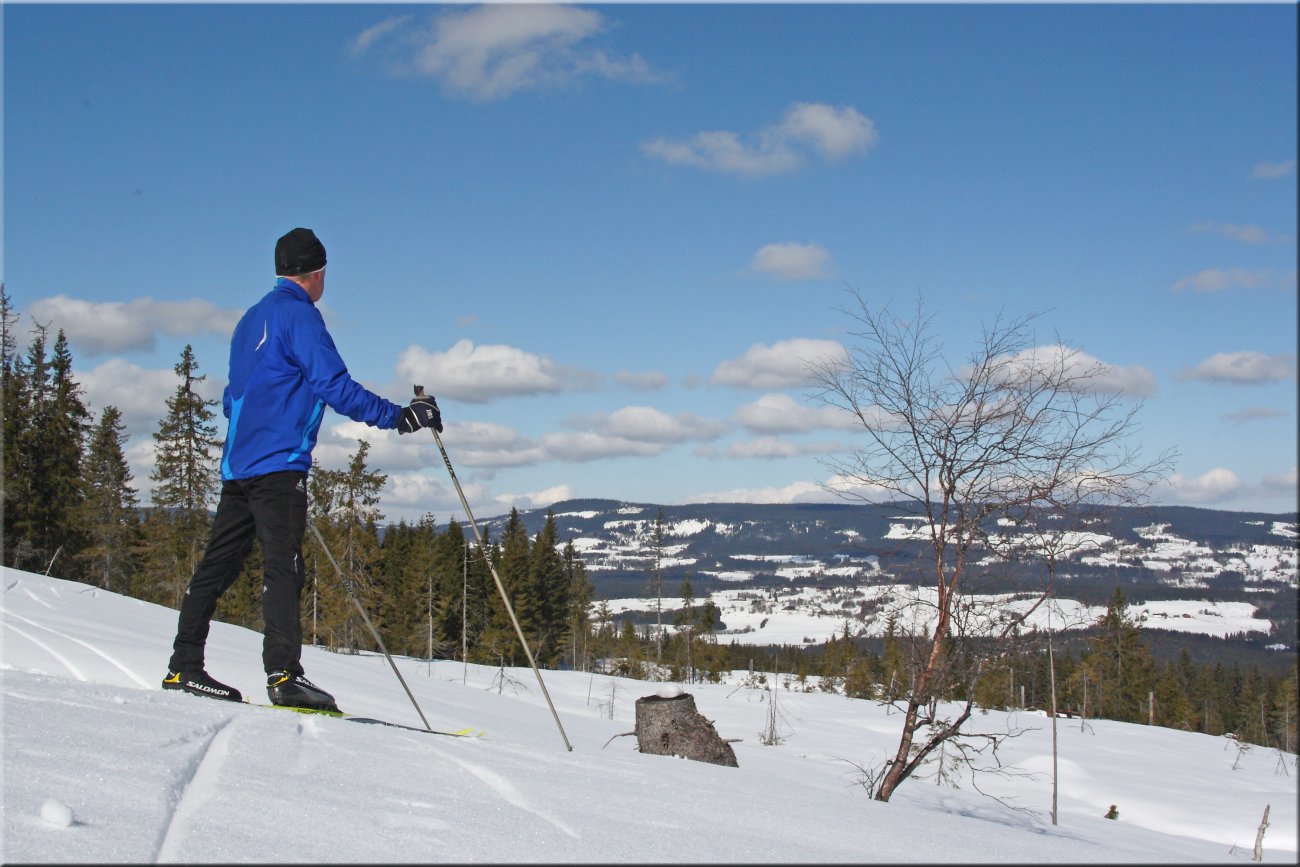 Påskevær og påskeføre i Gjøvikmarka