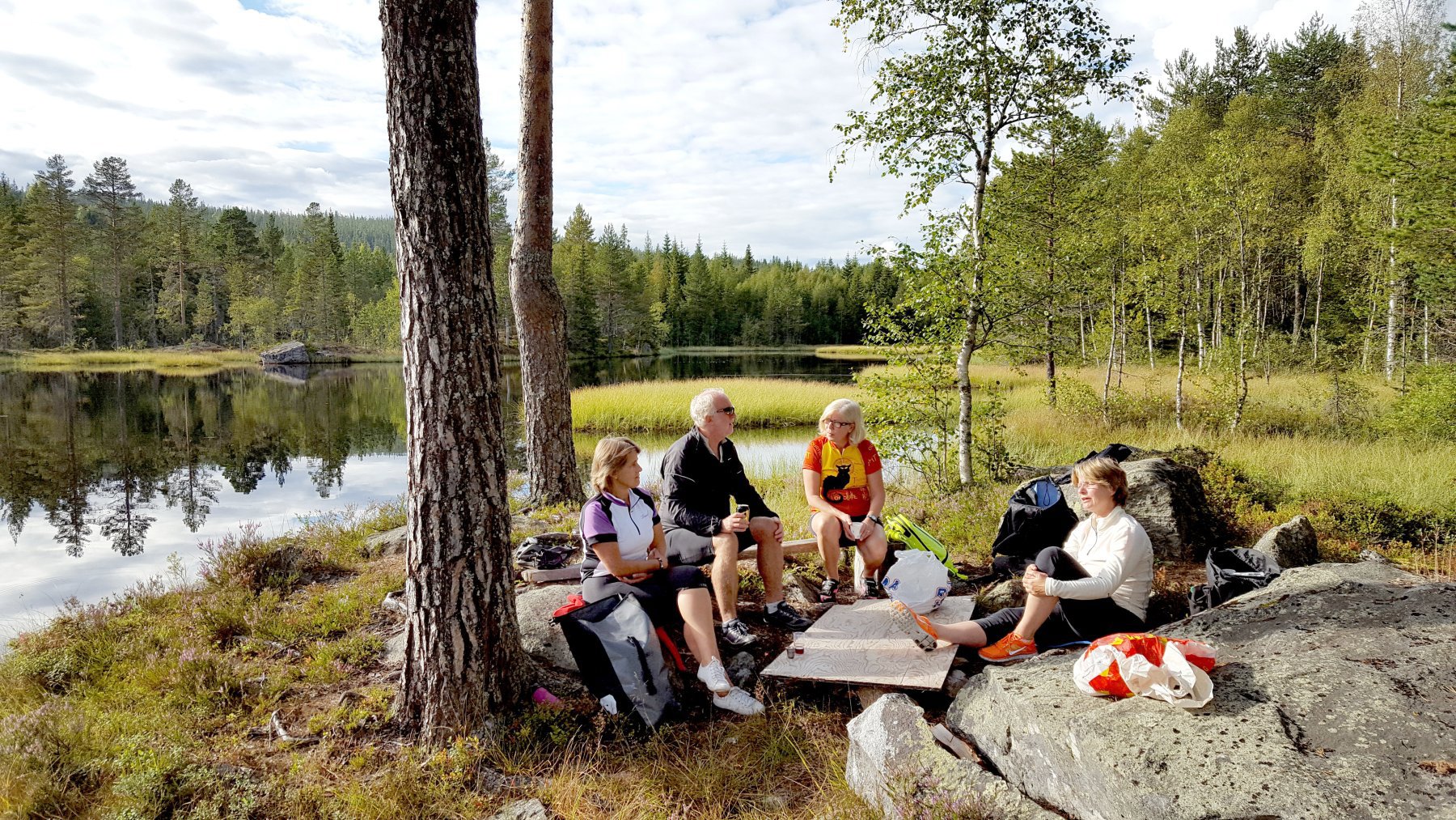 Pause ved Fiskedammen