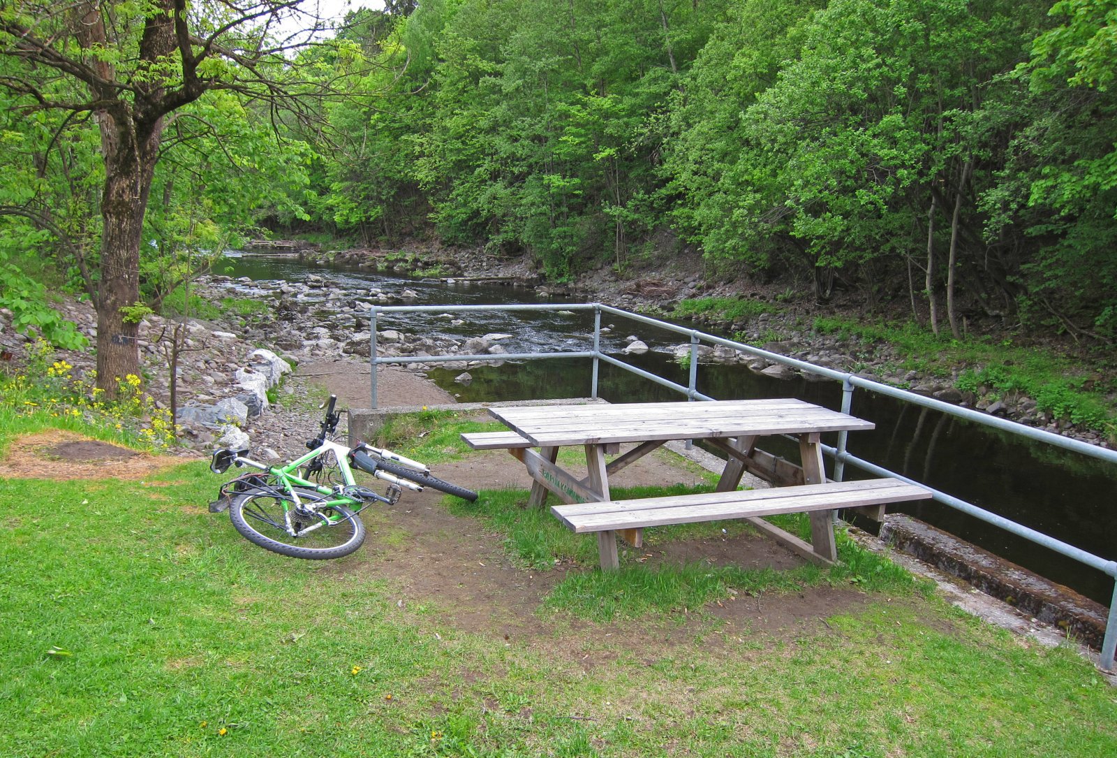 Pause ved Sandvikselva