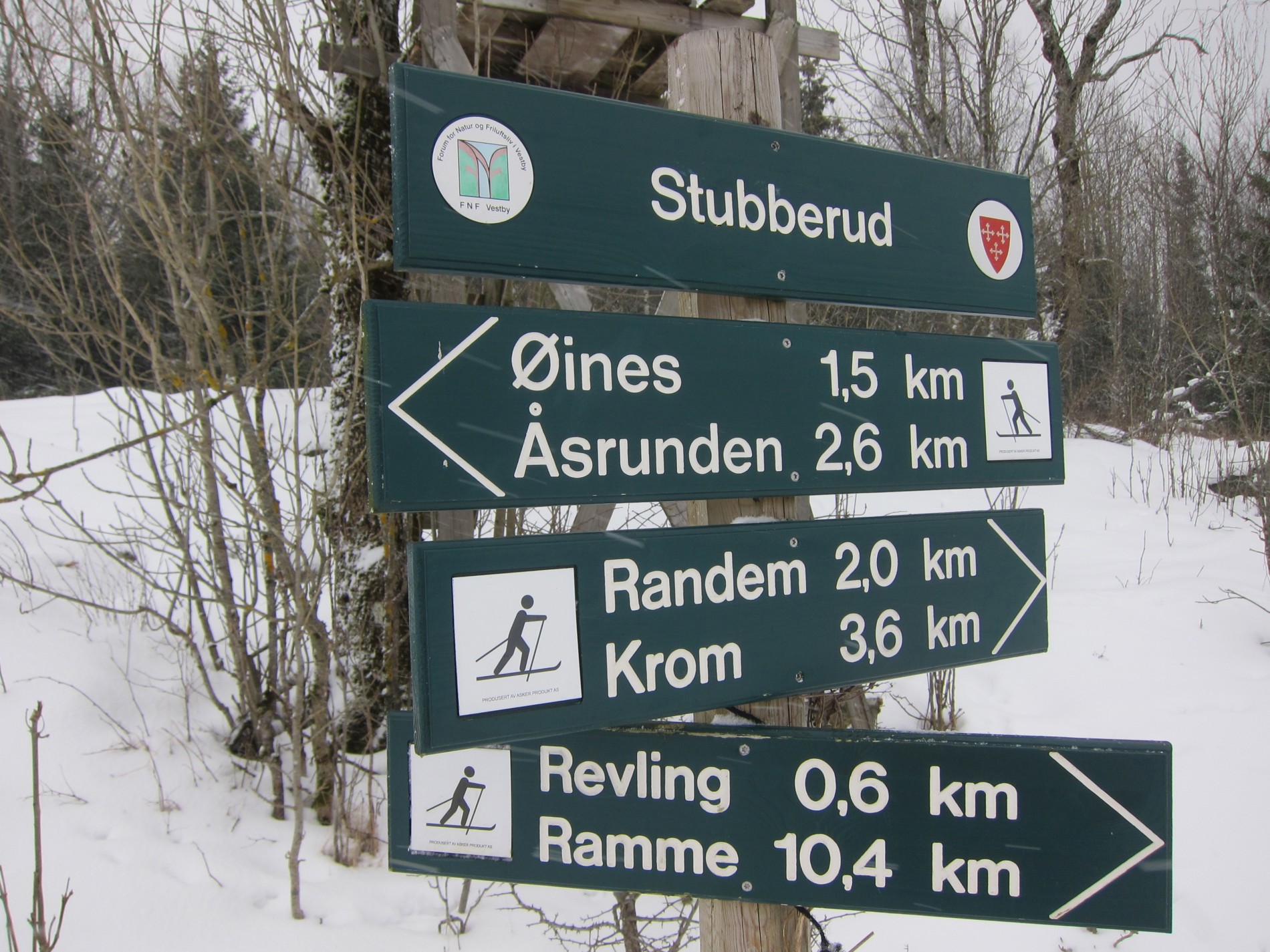 Pekepinn ved Stubberud