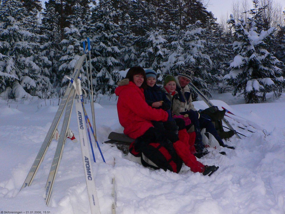 Rast i skumringen ved Bjerkebekk