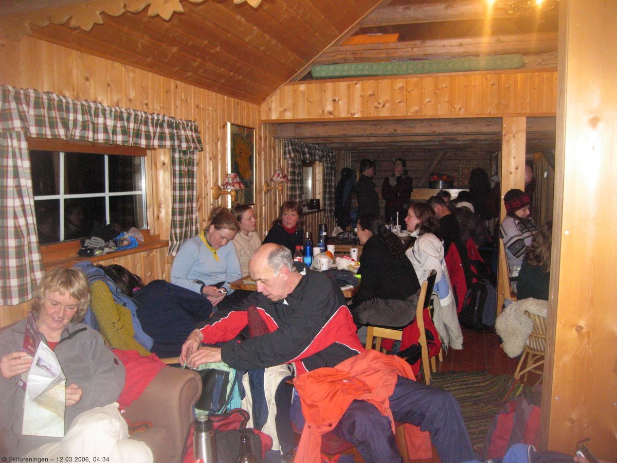 Rast på Heggelia under Måneskinnsturen 2006