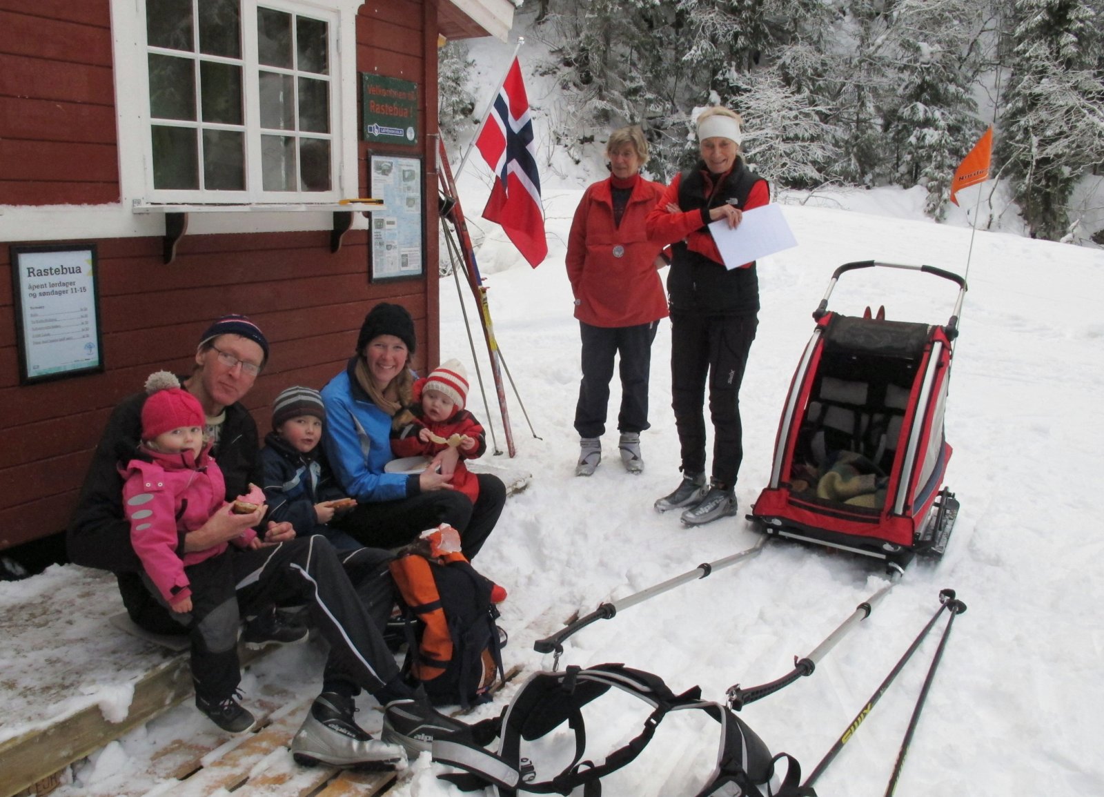 Rastebua ved Storebekk-krysset åpnet