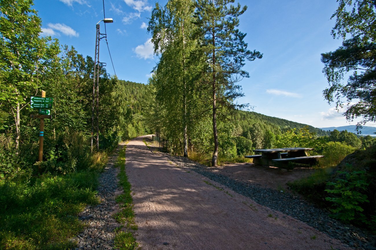 Rasteplass langs toglinjen