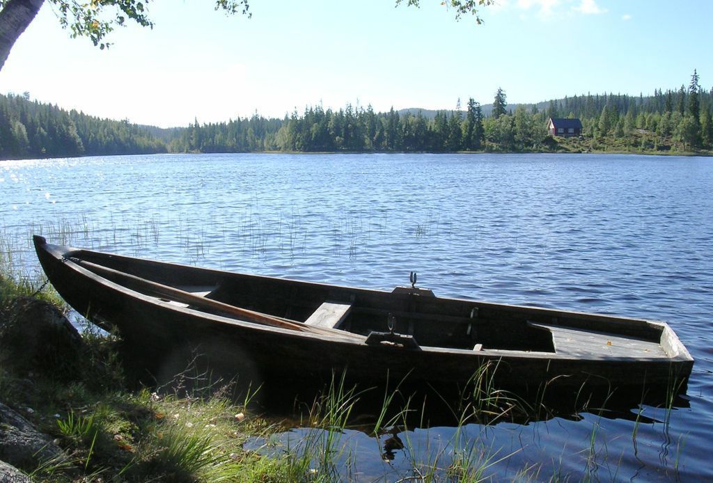 Robåt ved Store Sinnera