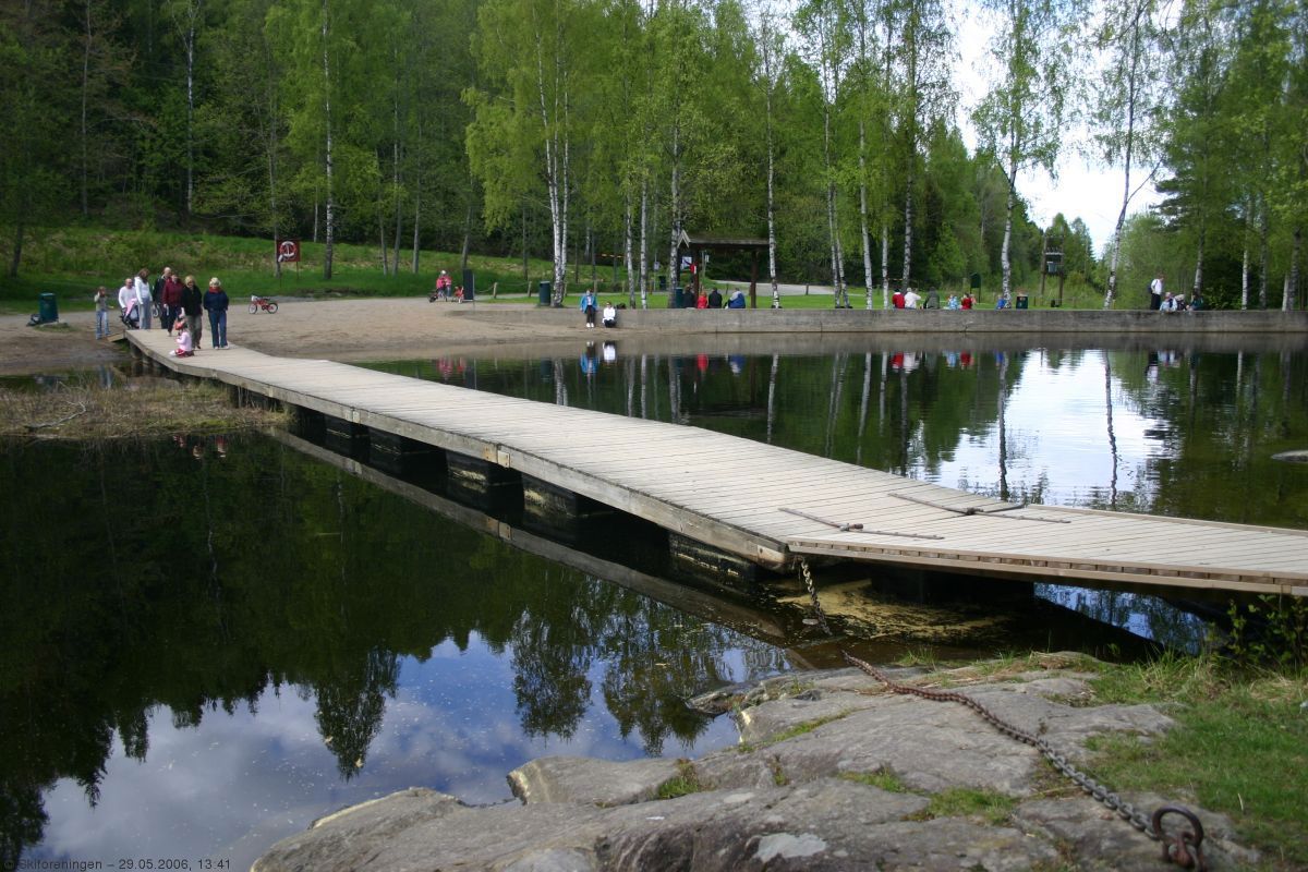 Rolig dag ved Mønevann