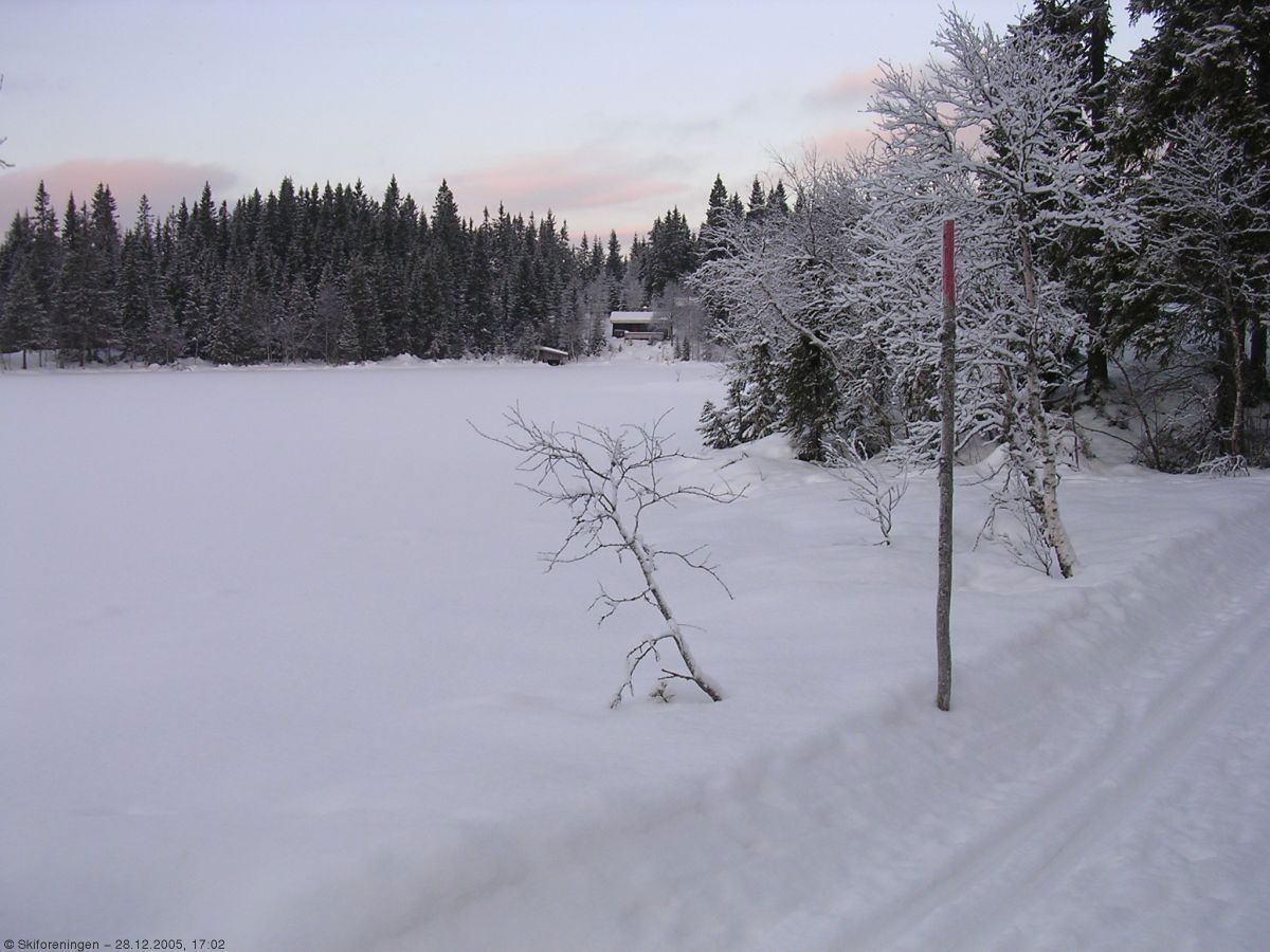 Romjulsstemning ved Stubdalstjern