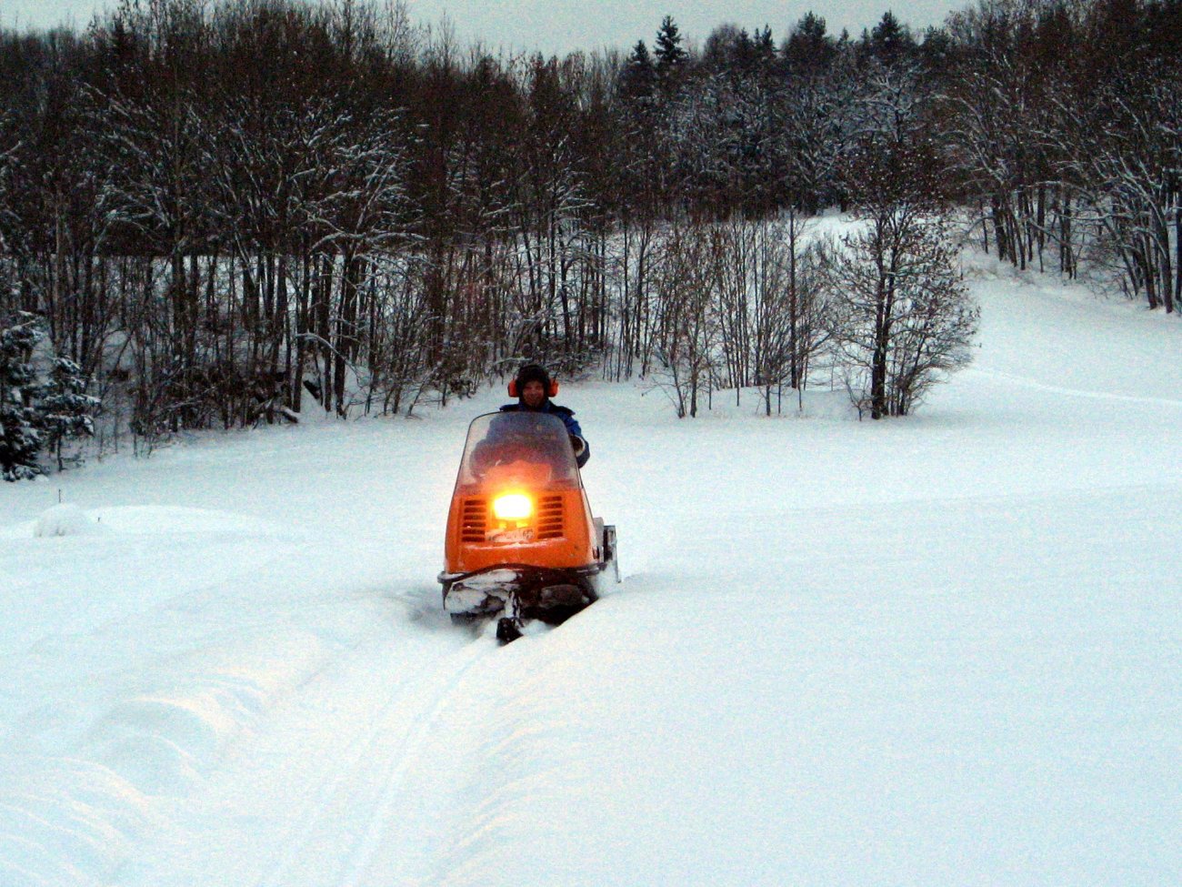 Rundløypa på Svartskog prepareres