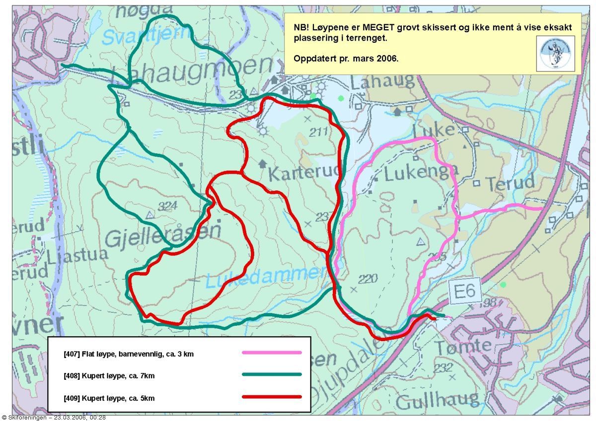 Rundløyper i Gjelleråsmarka