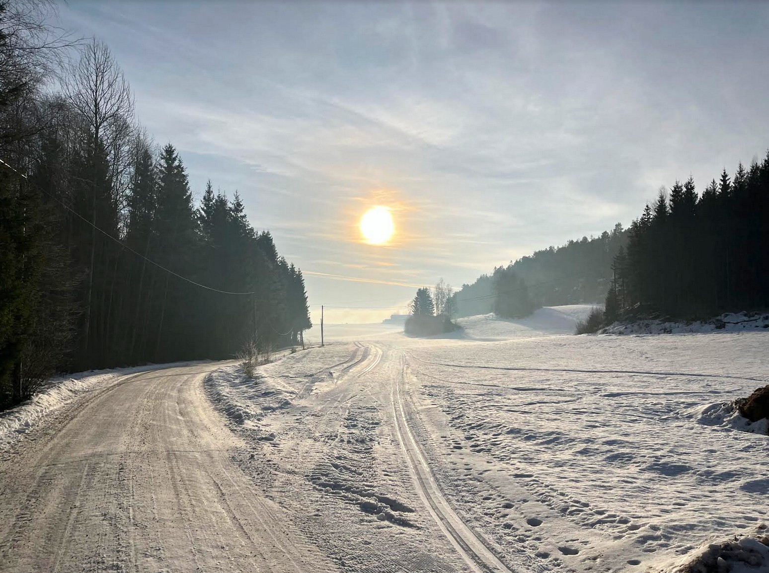 Så vidt nok snø til fin løype