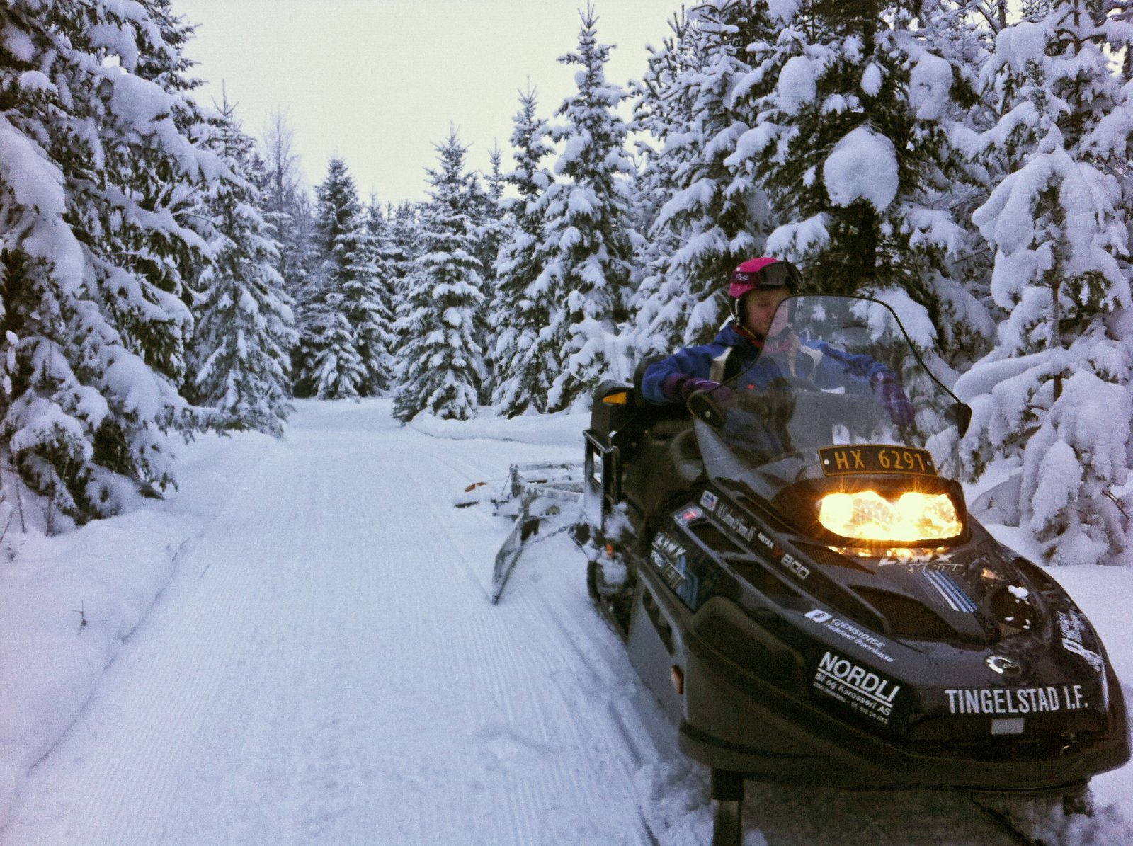 Scooterprepping ved Nymoen