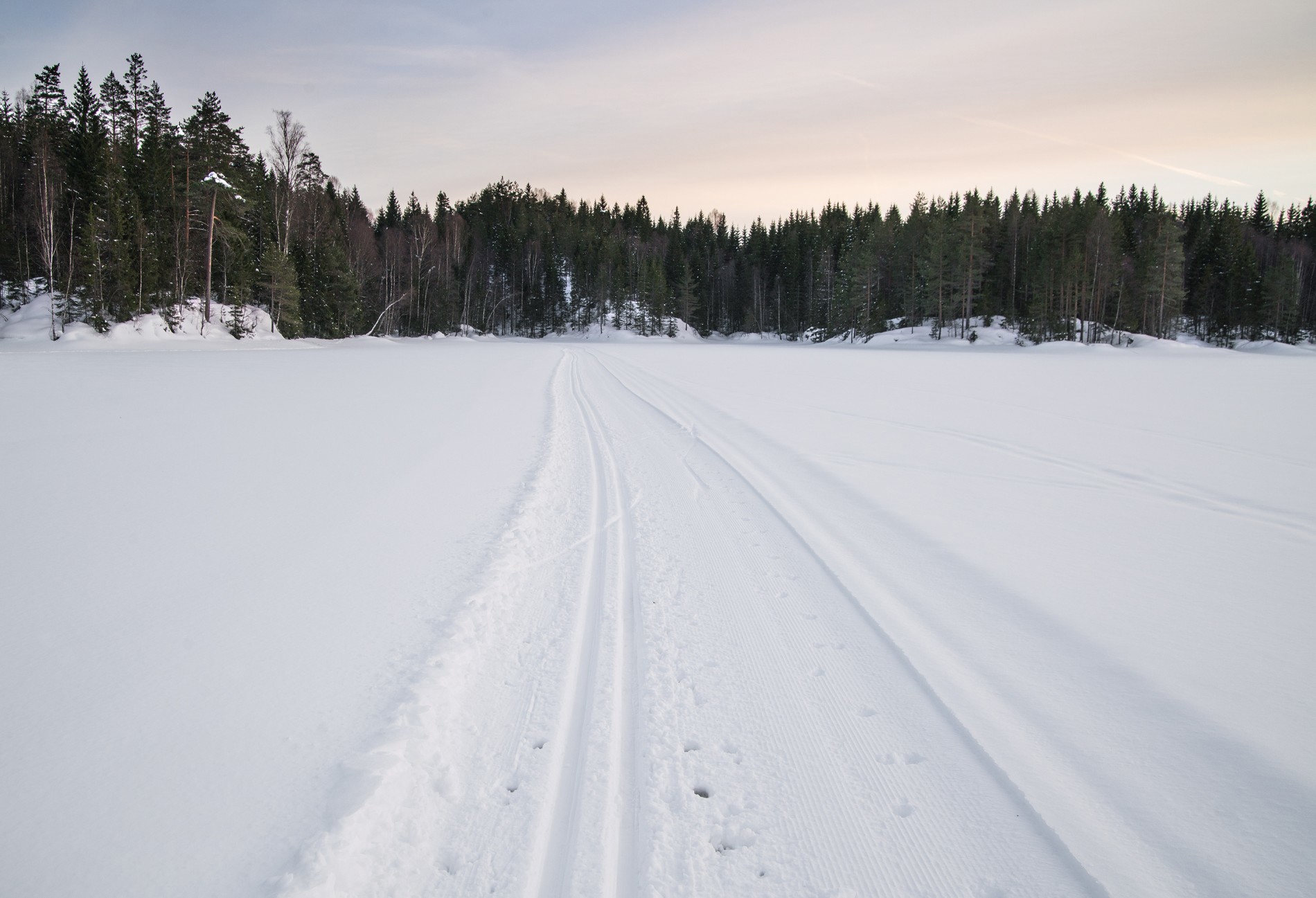 Scooterspor på Geitsjøen