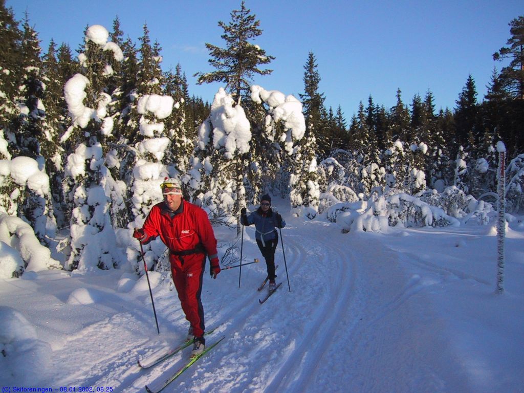 Silkeføre i Katnosaområdet første helg i 2002