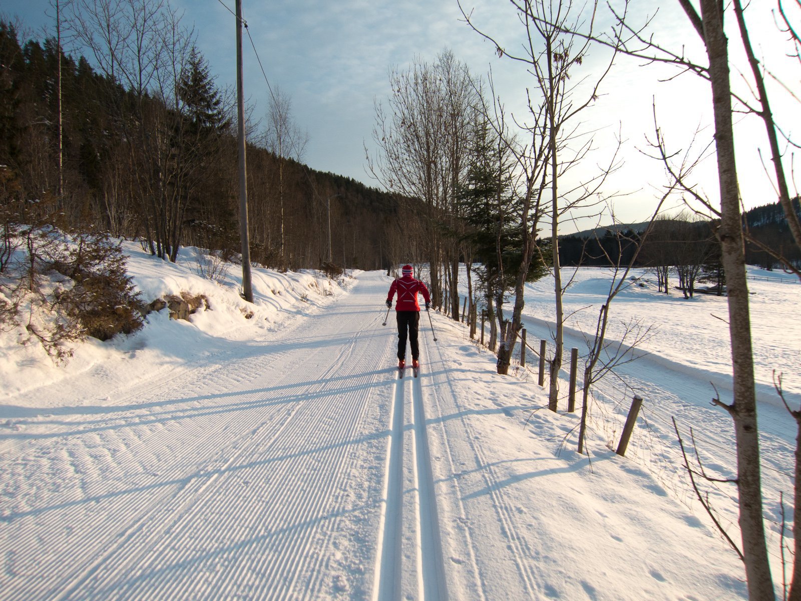 Silkeføre i nedre del av Vestmarka