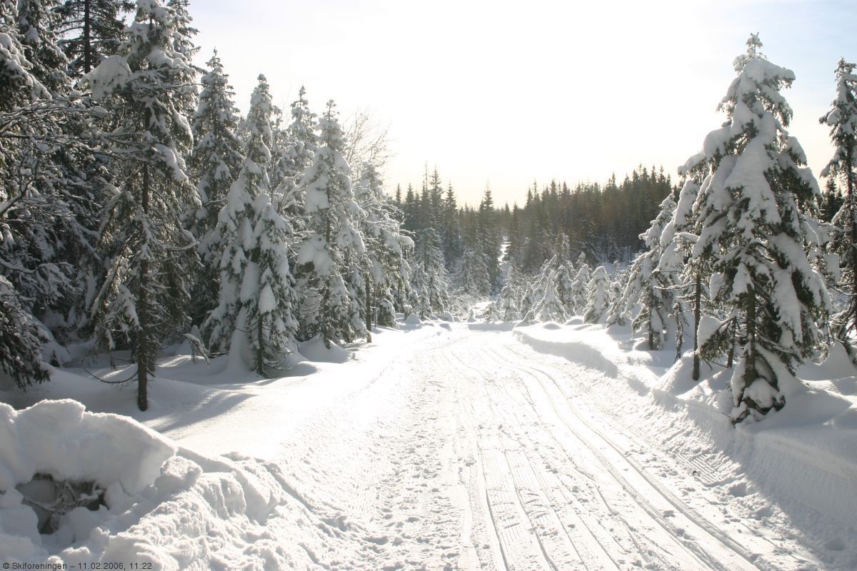 Silkeføre over Øyangsrøysa