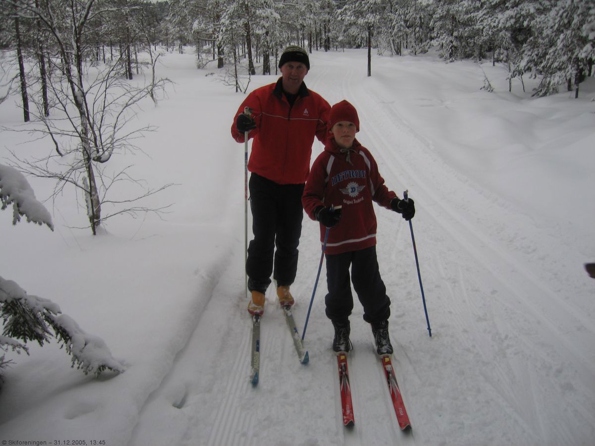Silkeføre på Bertelsmyr i Kjekstadmarka