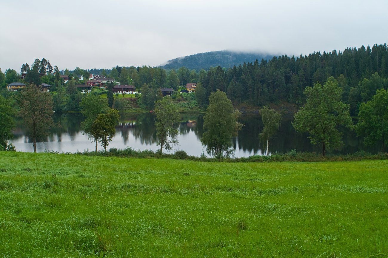 Siste augustdag ved Hogstadvannet