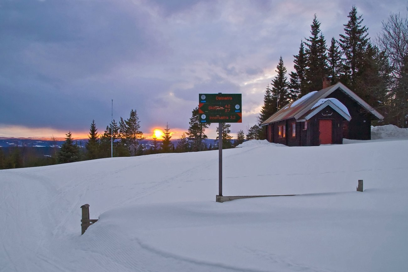 Siste gløtt av sol på Dølsætra