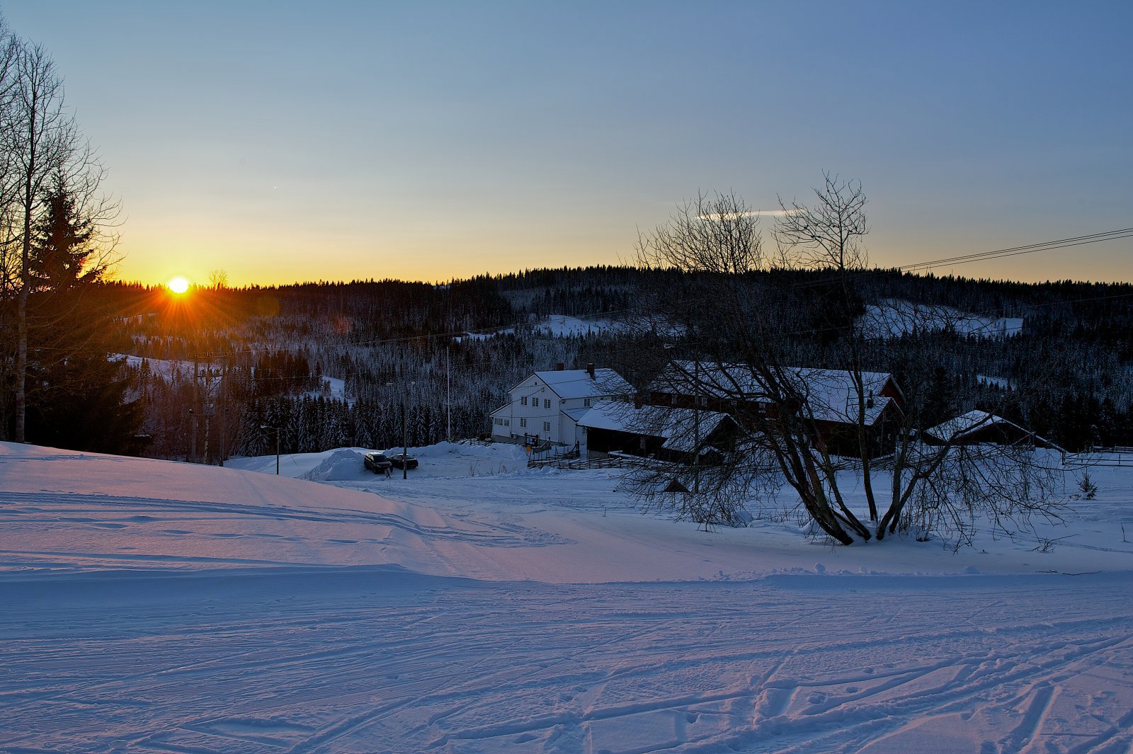 Siste stråler til Solli