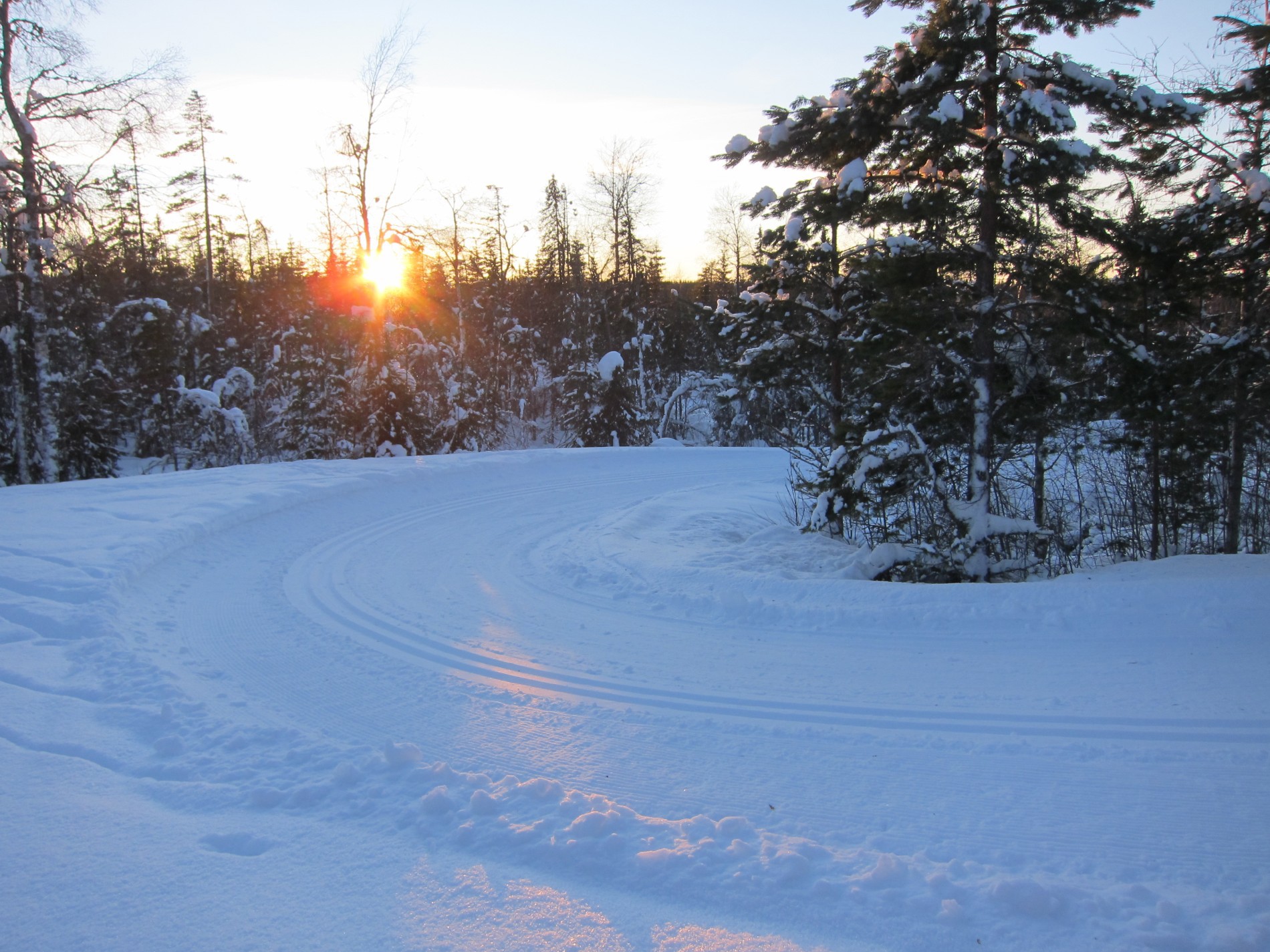 Siste sving før Brøstadvangmyra