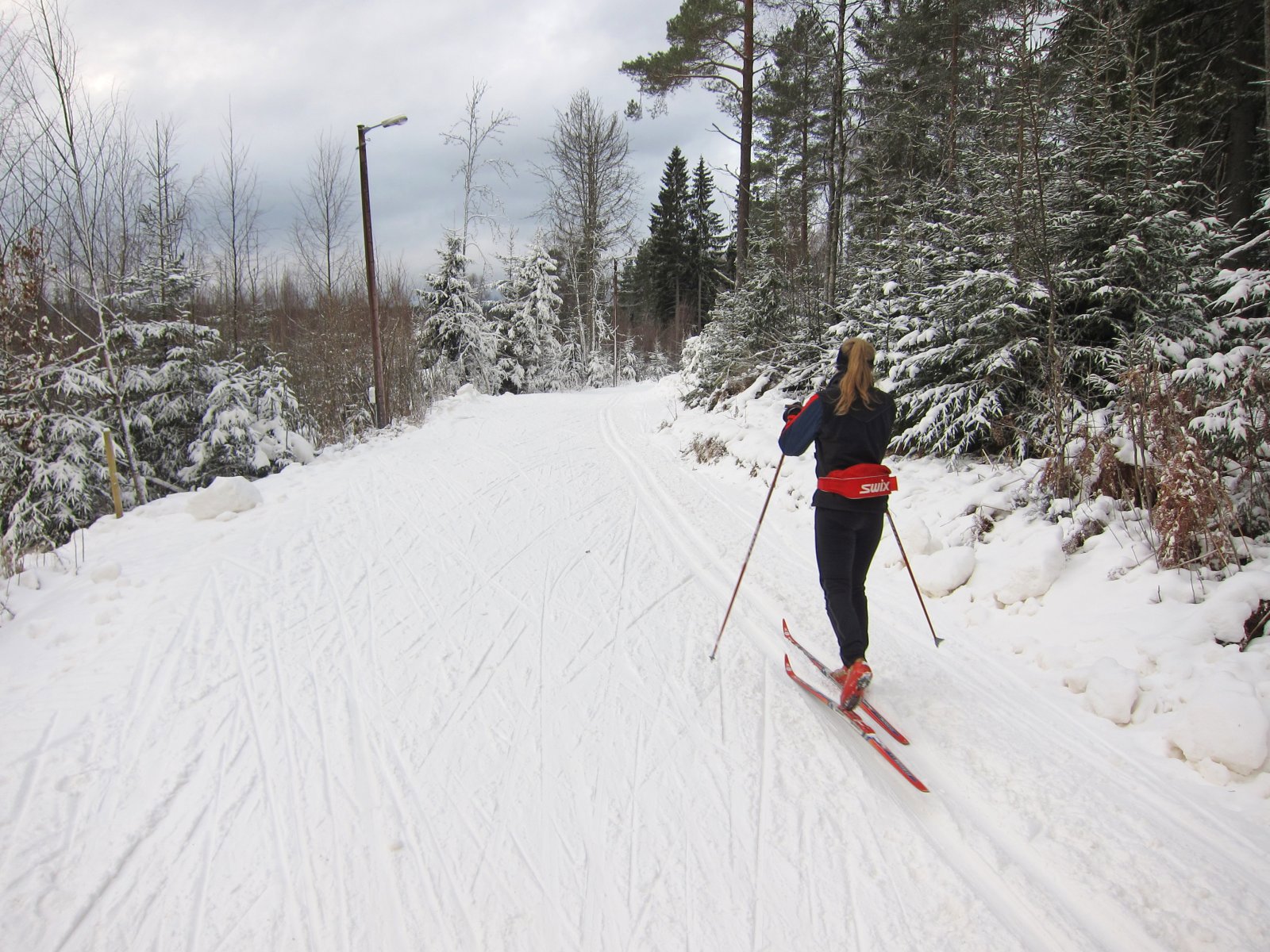 Skiføre i lysløypa