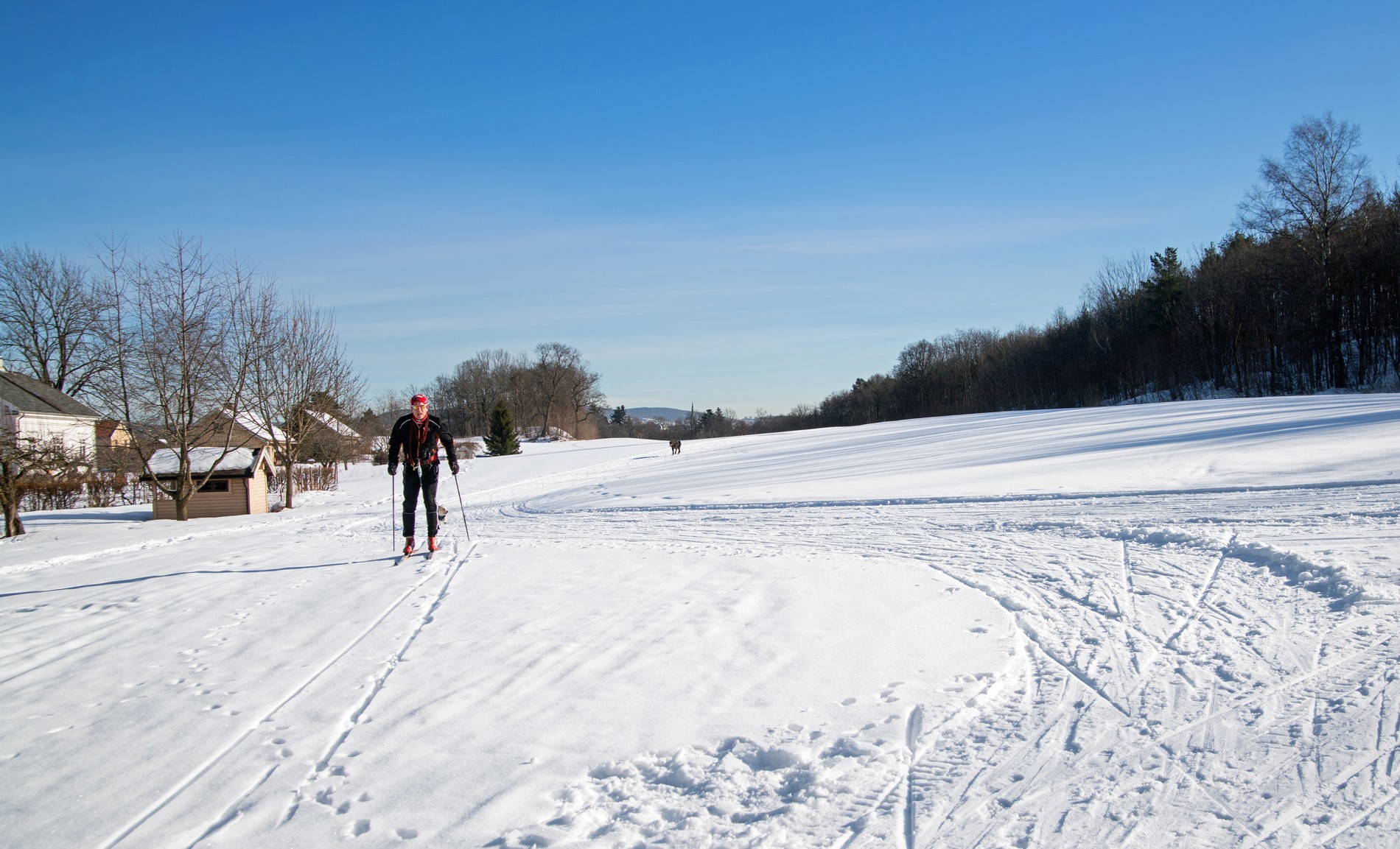 Skiføre på Nordre Hansebakkjordet