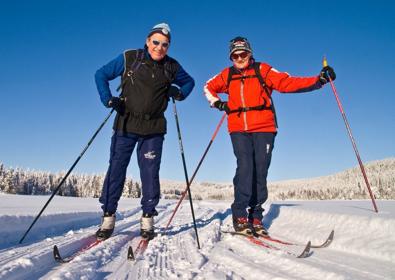 Skiglede på Nordre Heggelivann