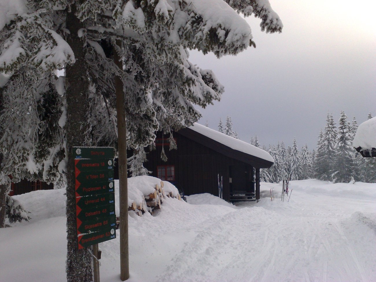 Skihytta i Søndre Land