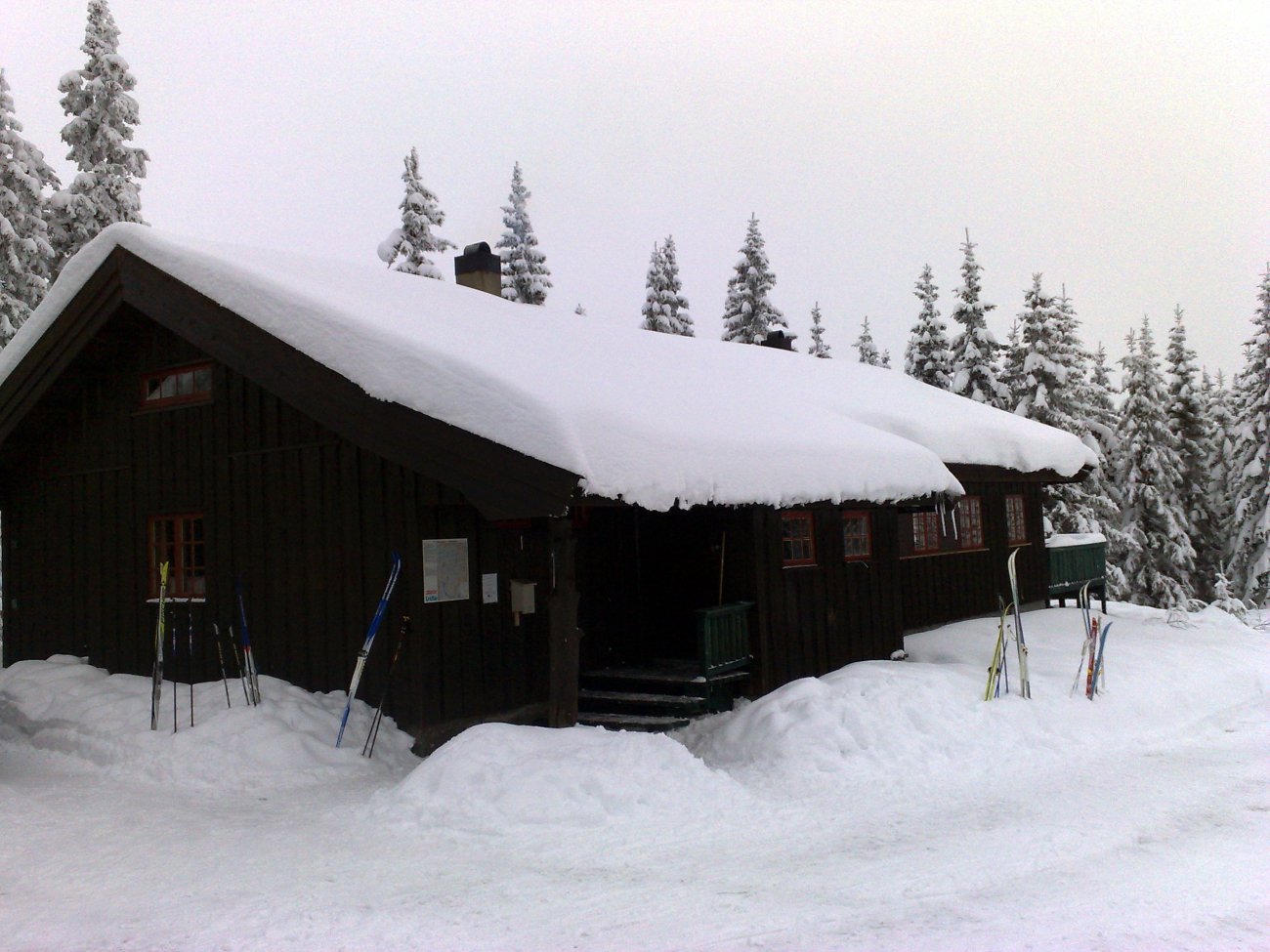 Skihytta på Søndre Land østås