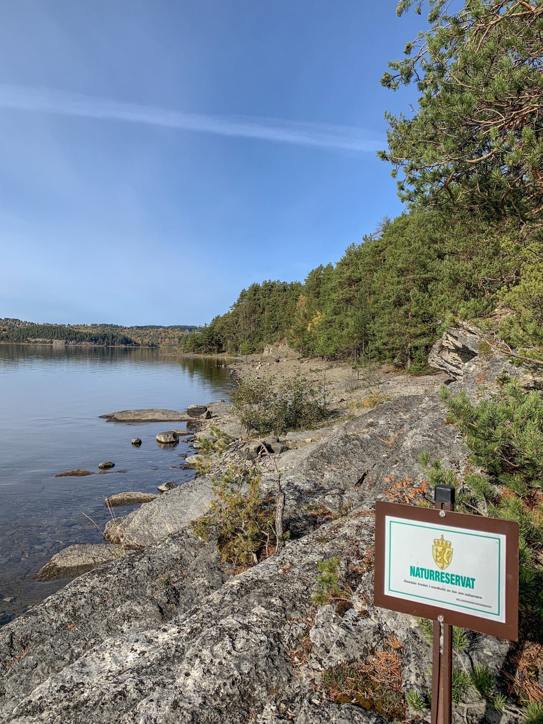 Skiltet Naturreservat