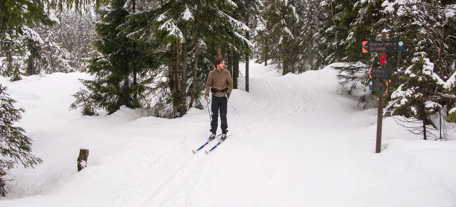 Skiltsjekk ved Fjellstadhytta