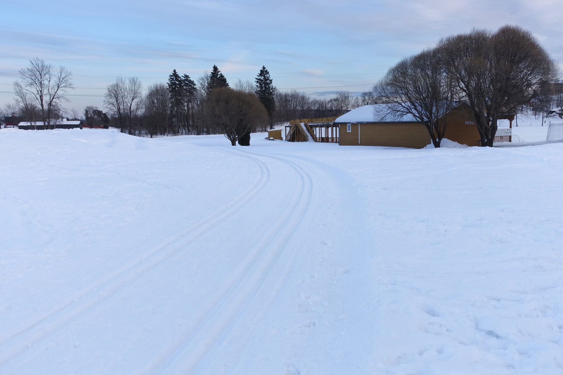 Skispor på Ballerud