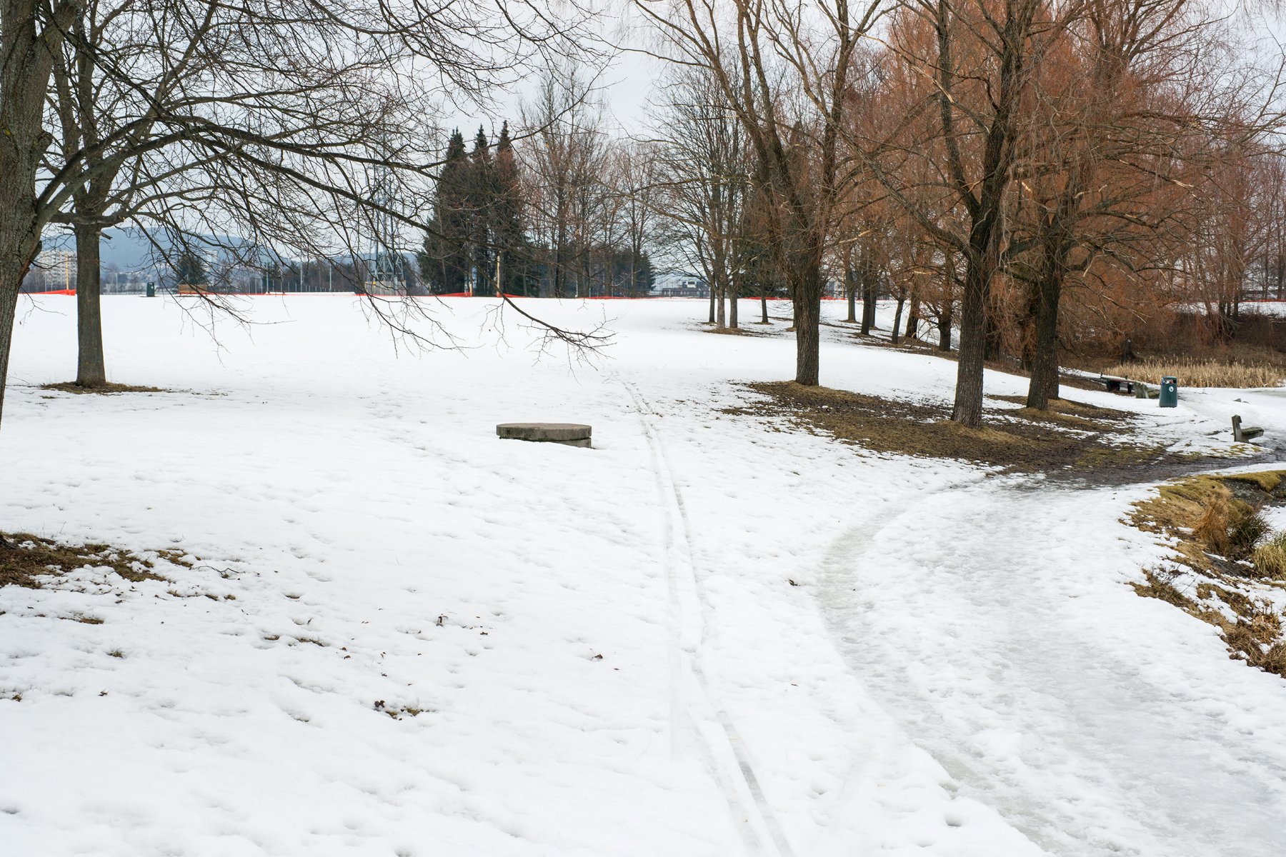 Skispor på Valle Hovin