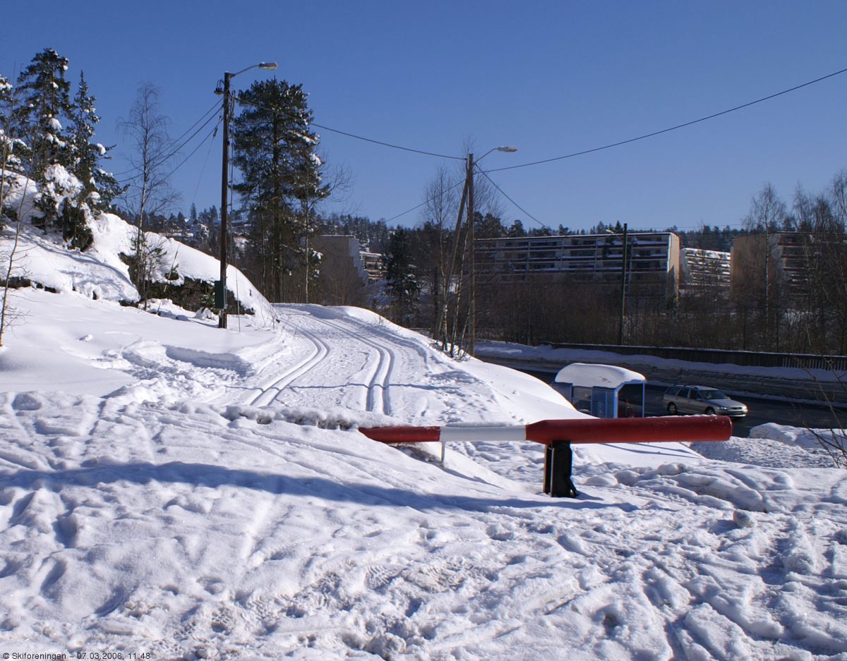 Skispor ved Skillebekk