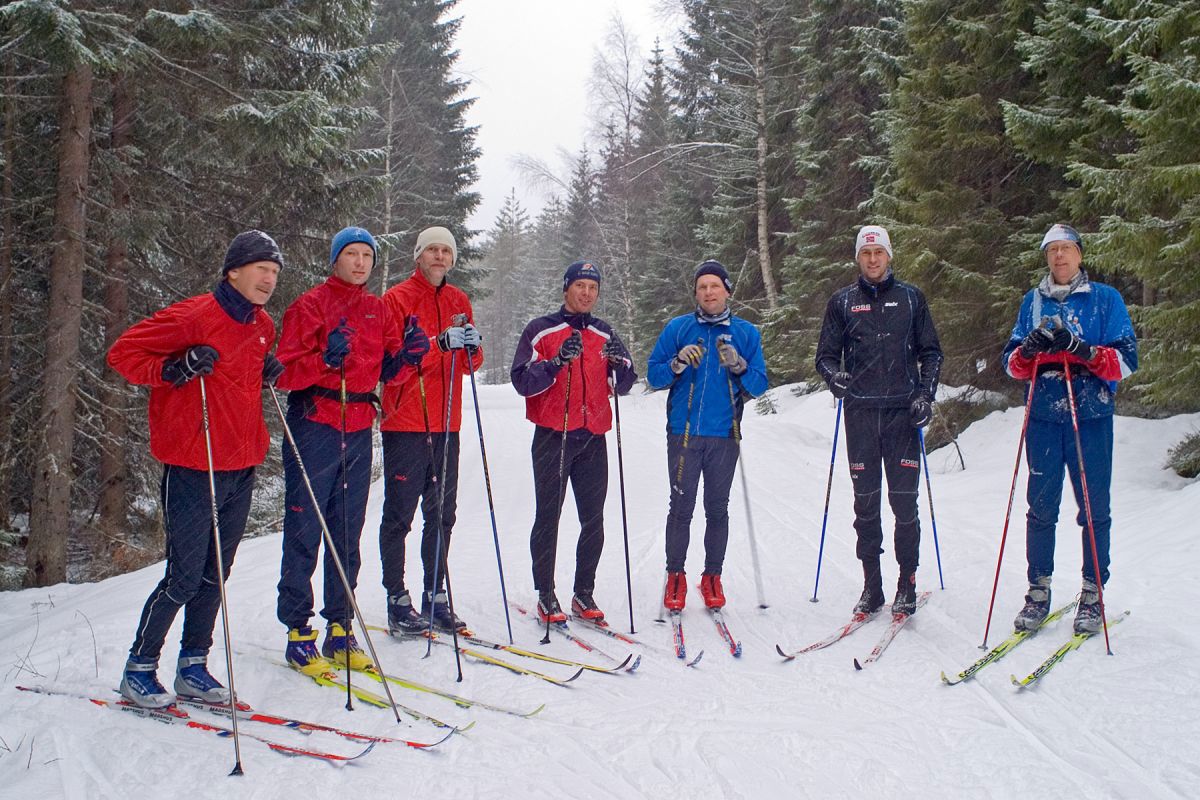 Skitrening i Romeriksåsene