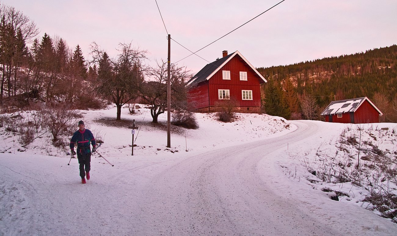 Skituren slutter ved Pipenhus
