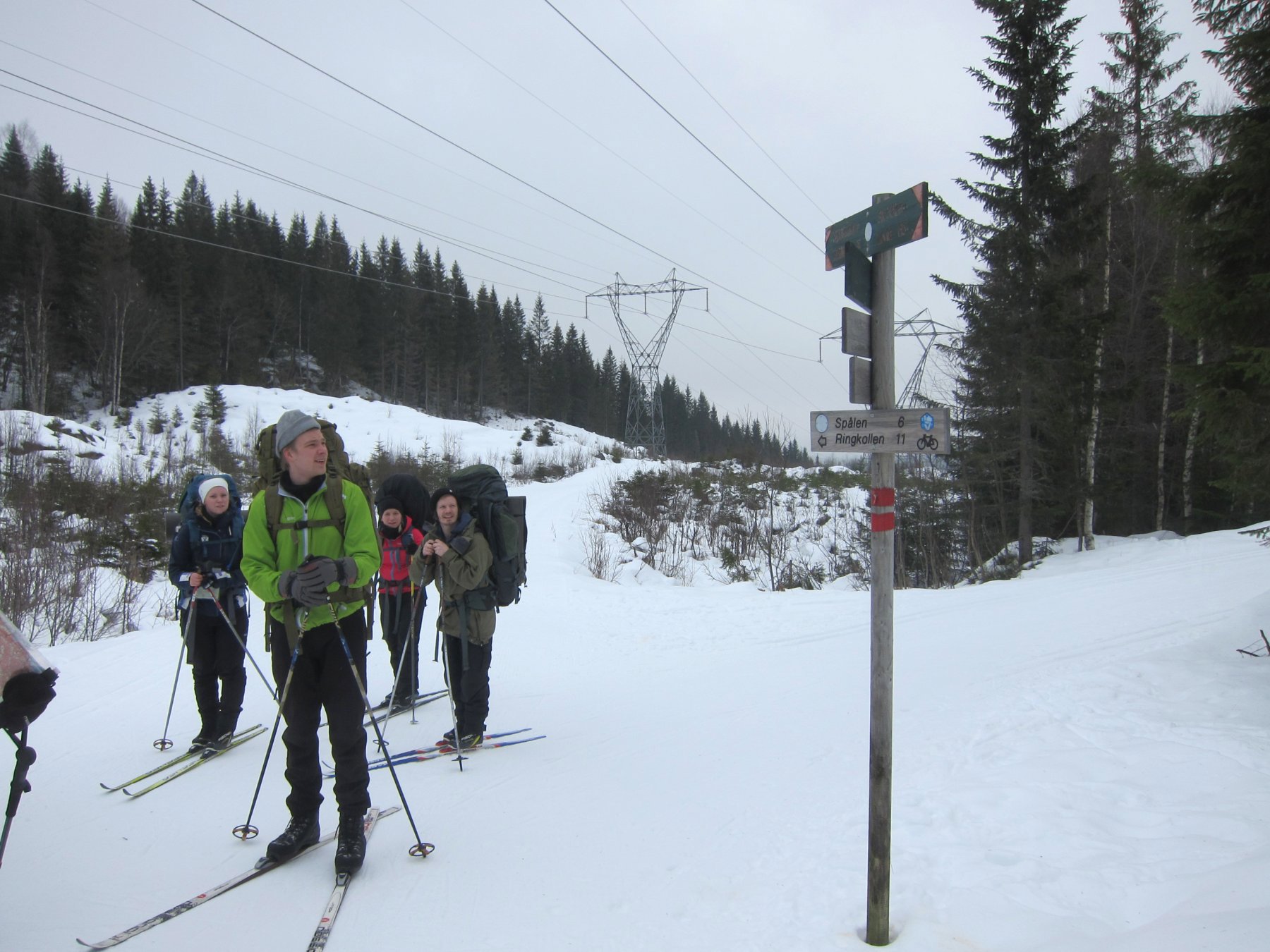 Skoleklasse på overnattingstur
