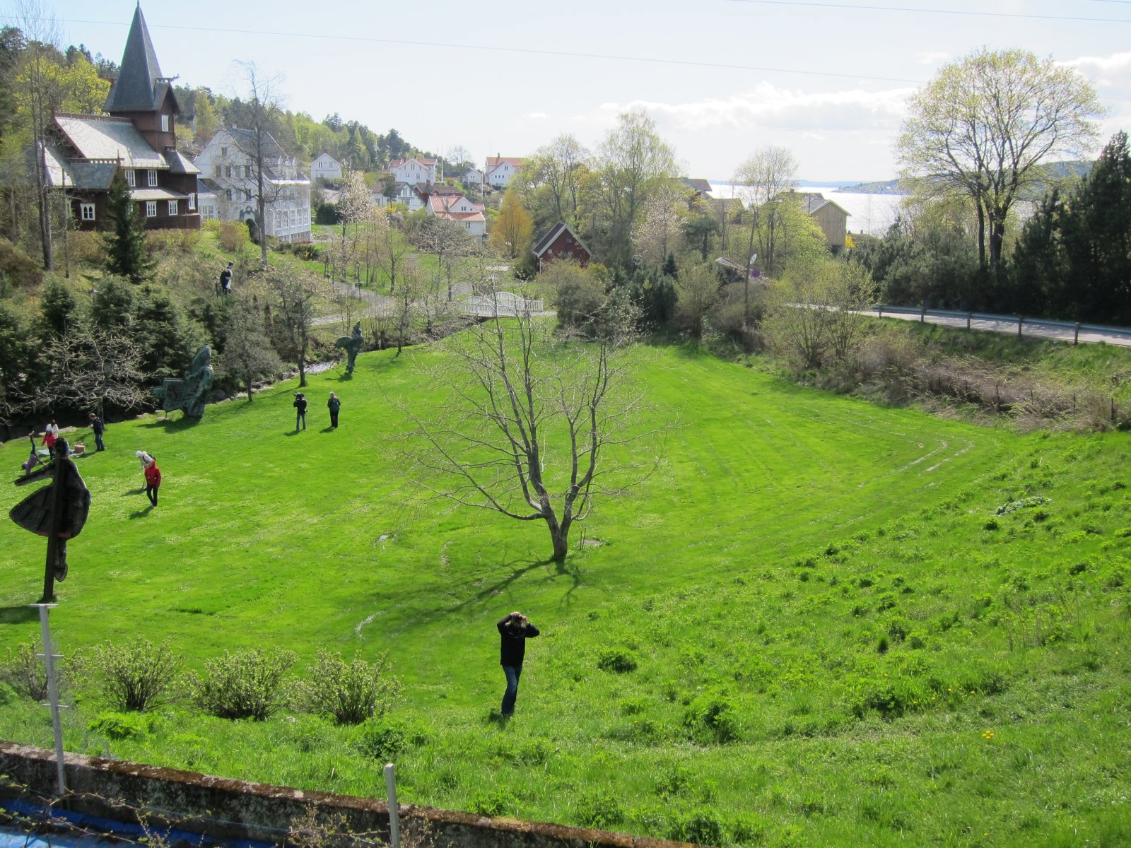 Skoleparken i Hvitsten