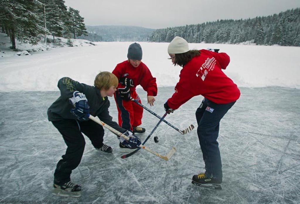 Skøytebane på Nøklevann