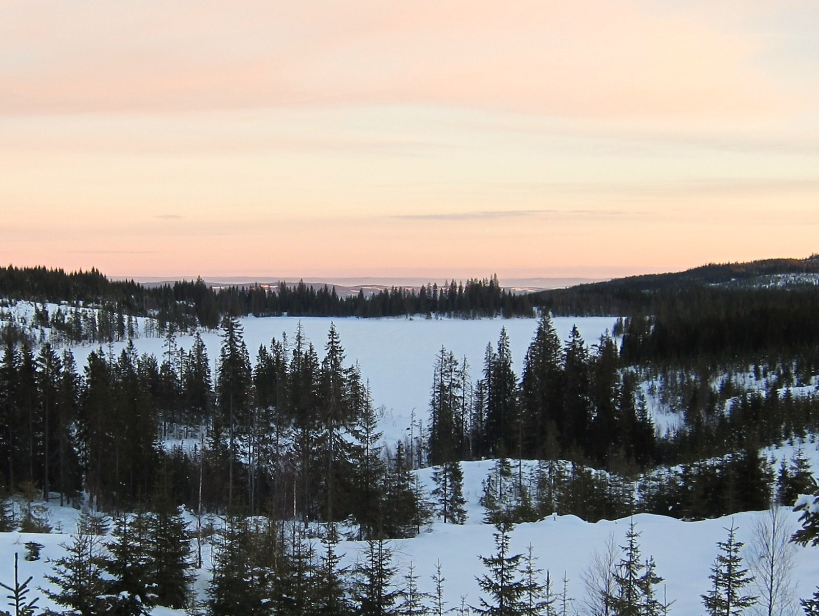Skumring ved Honsjøen