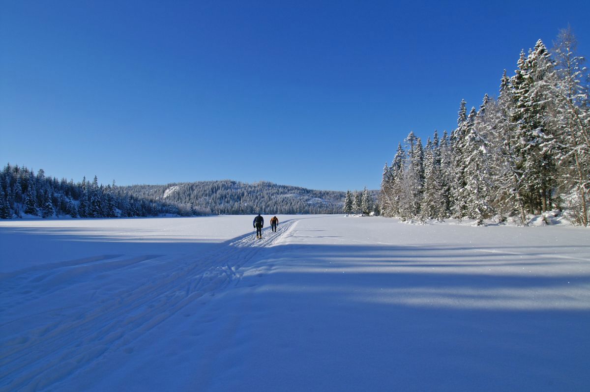 Skyfritt over Tverrsjøen