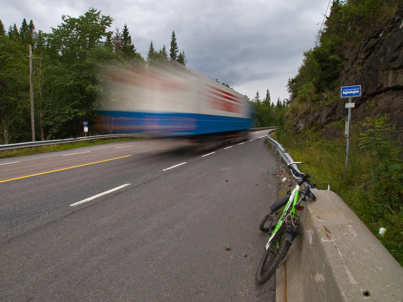 Slutt på sykkelveien