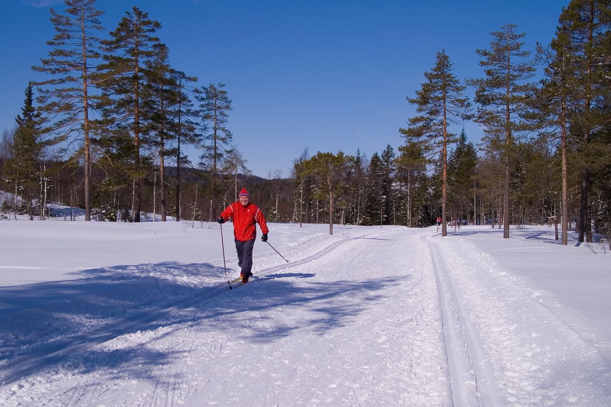 Smil, sne og sol i dag!