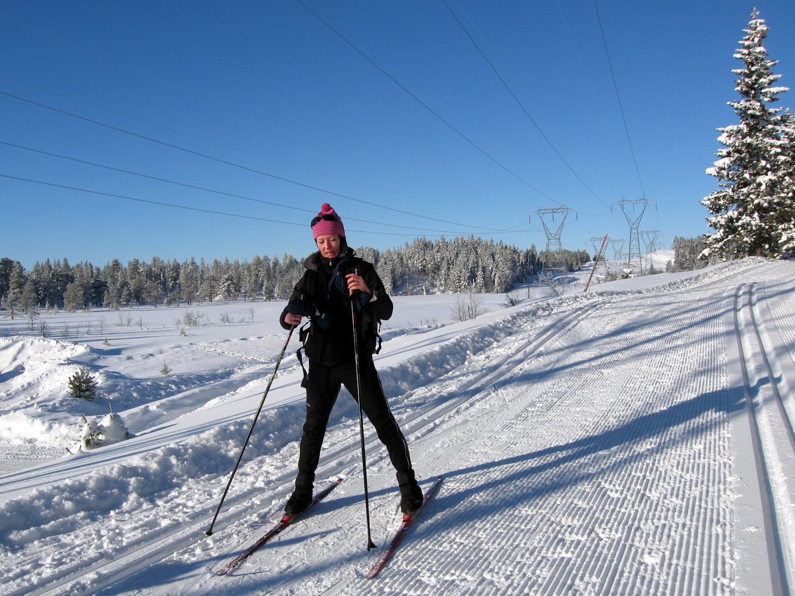Snart klar på toppen av Høgåsen