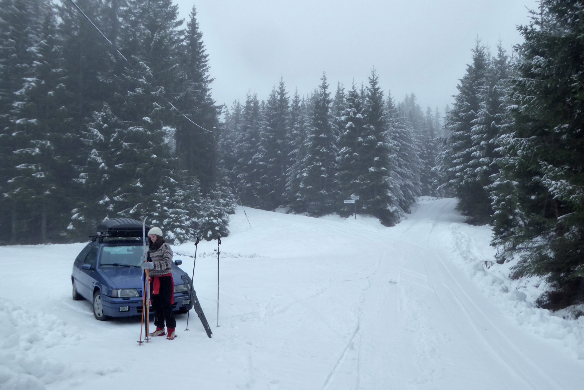 Snø på Feiringåsen