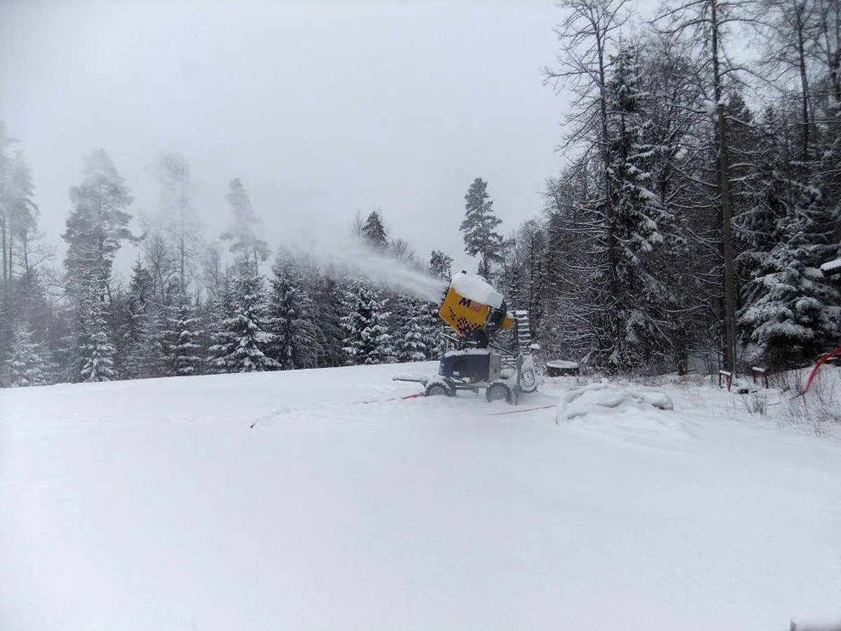 Snøproduksjon på Nesodden