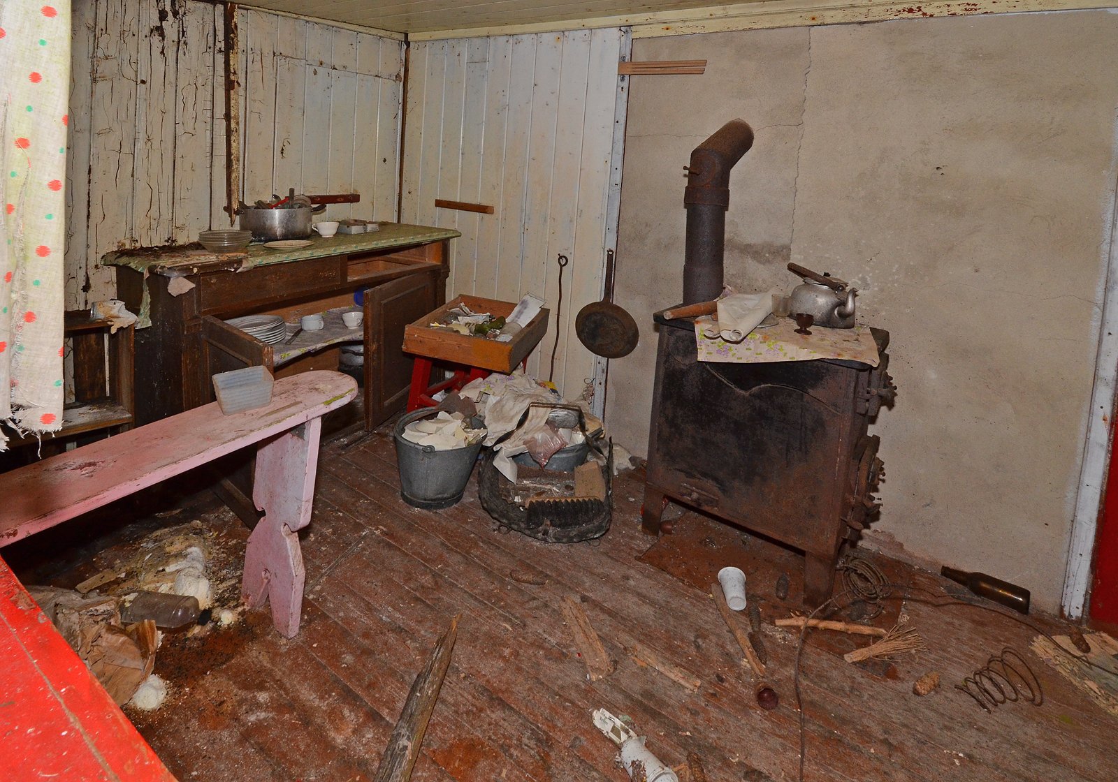 Sollibråtan: interiør i hytta