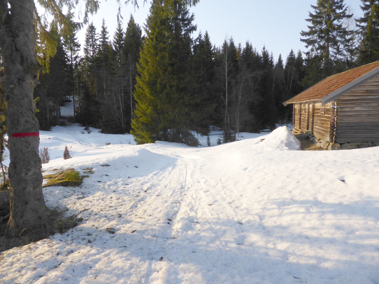 Solnedgang over Fjellsetra