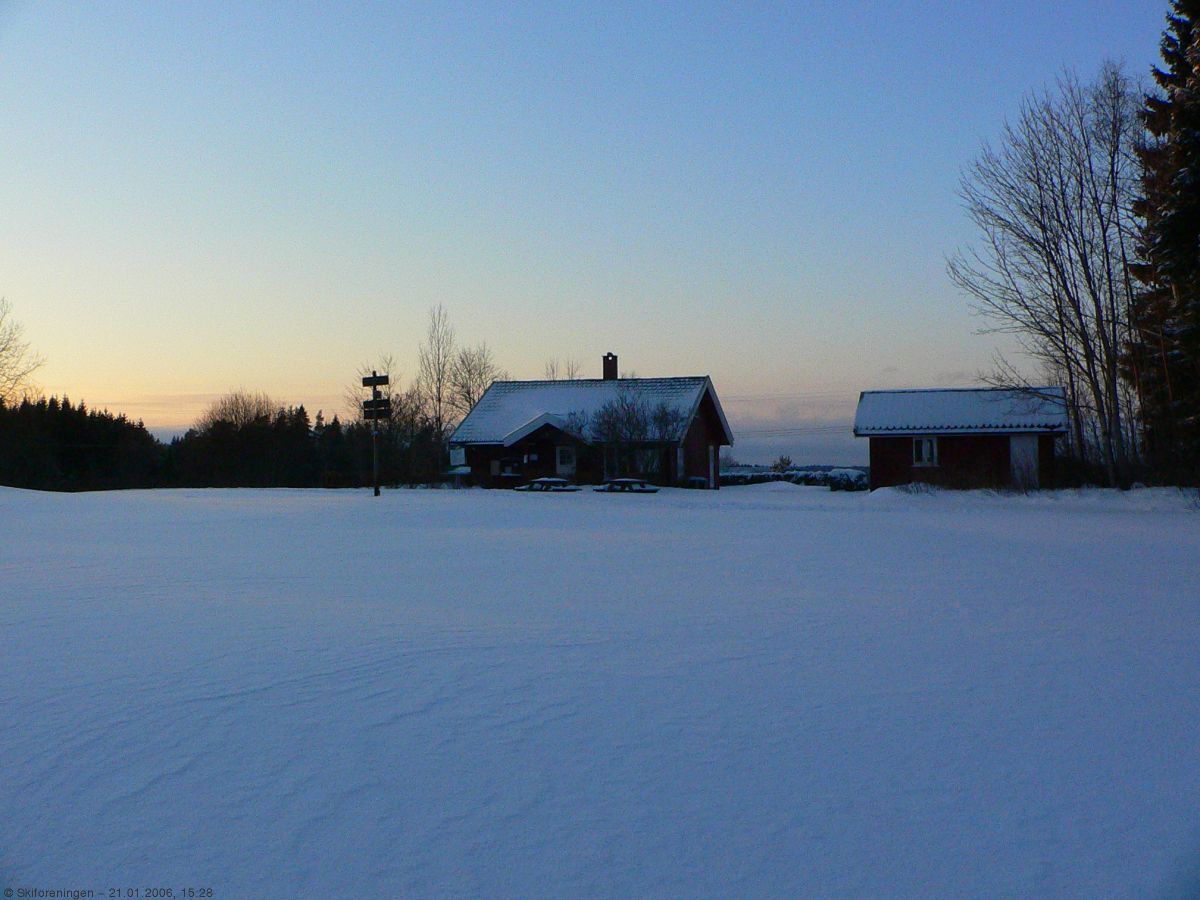 Solnedgang over Smerta
