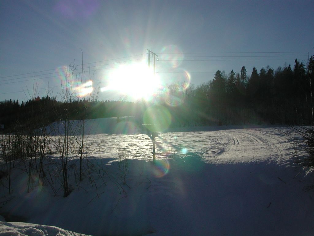 Solnedgang over Sundbykrysset
